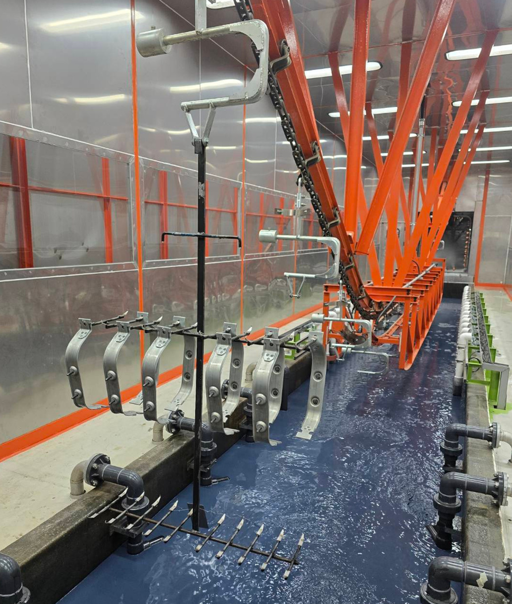 Component dipping line