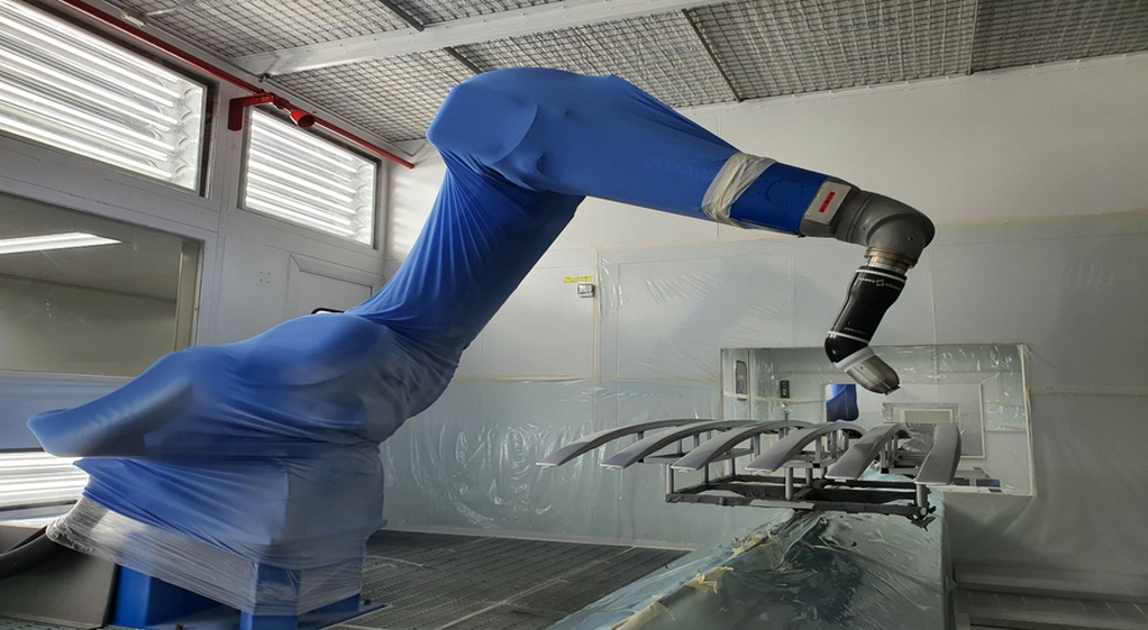 Robotic component coating