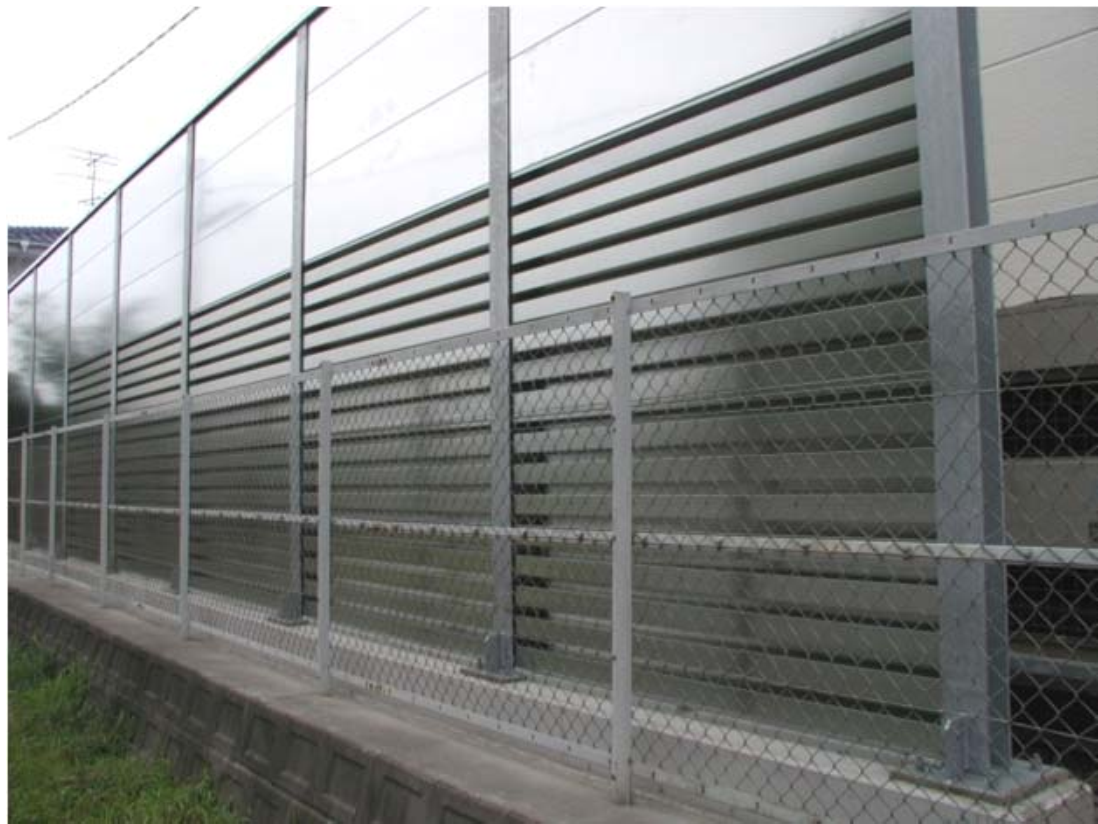 Outdoor acoustic louver barrier