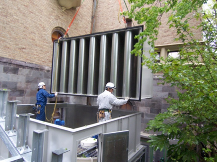 Silencer installation