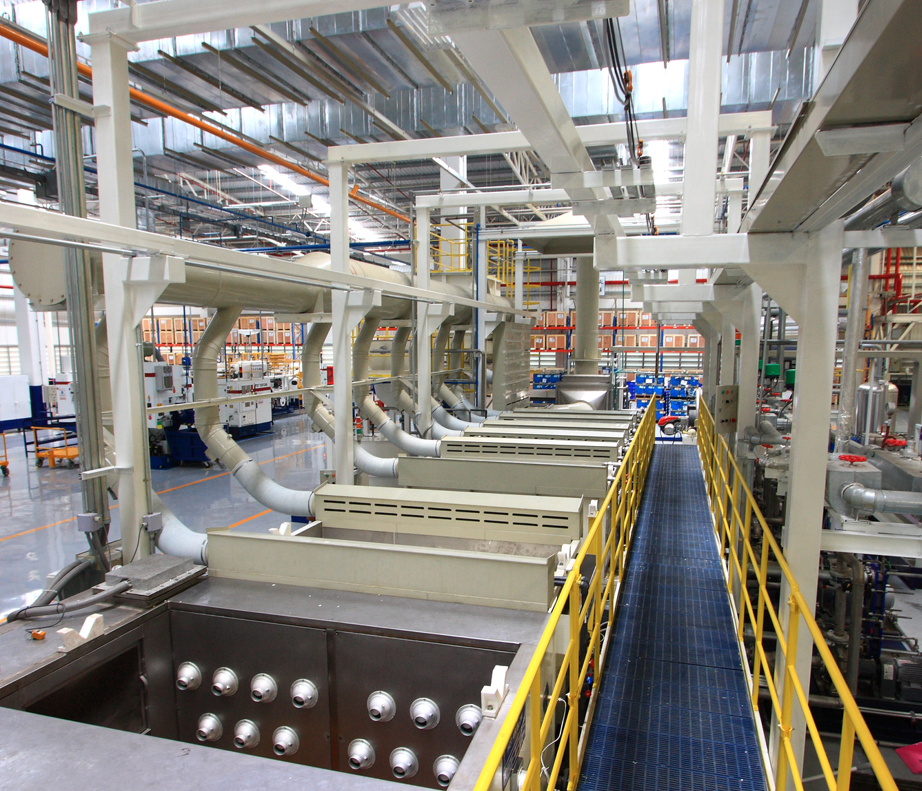 Multi-stage process tanks