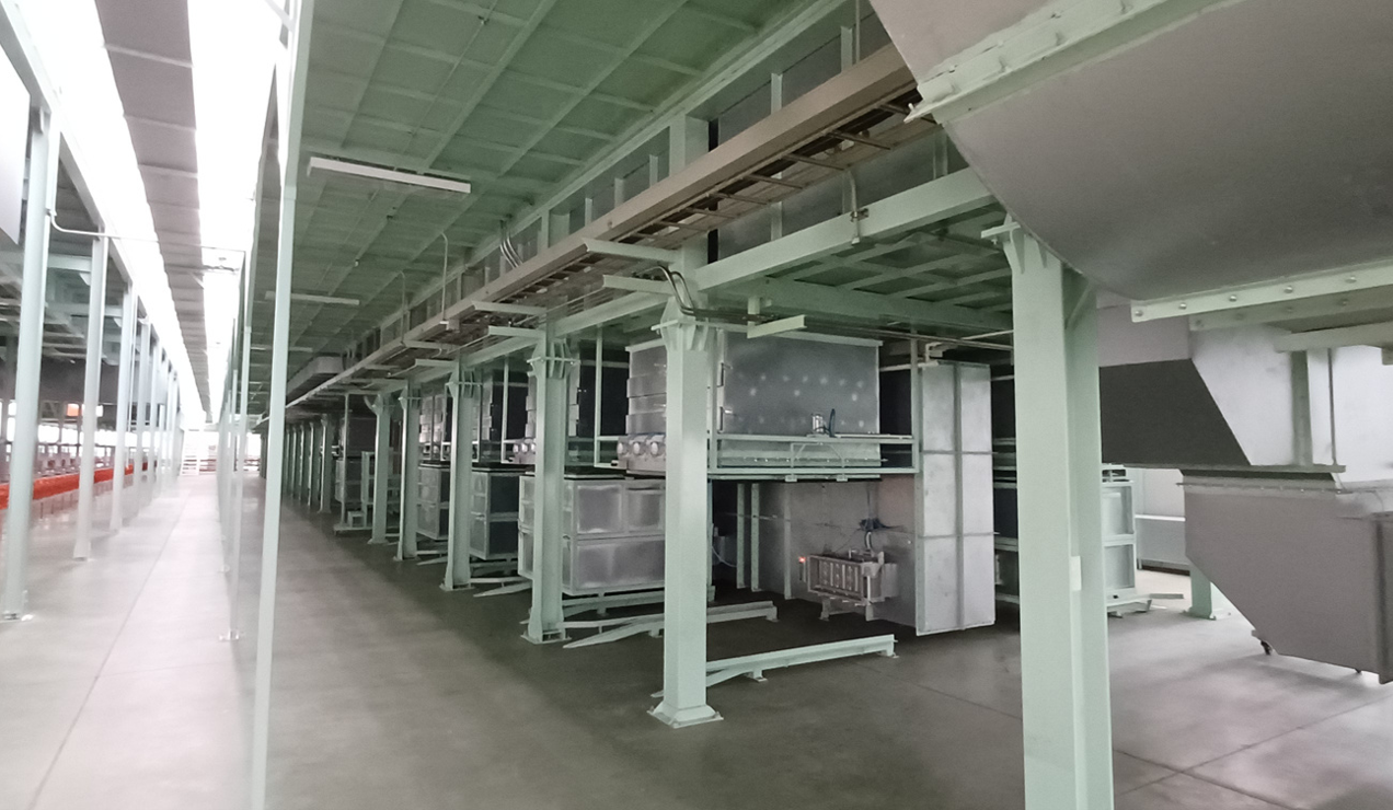 Production-line steel structures