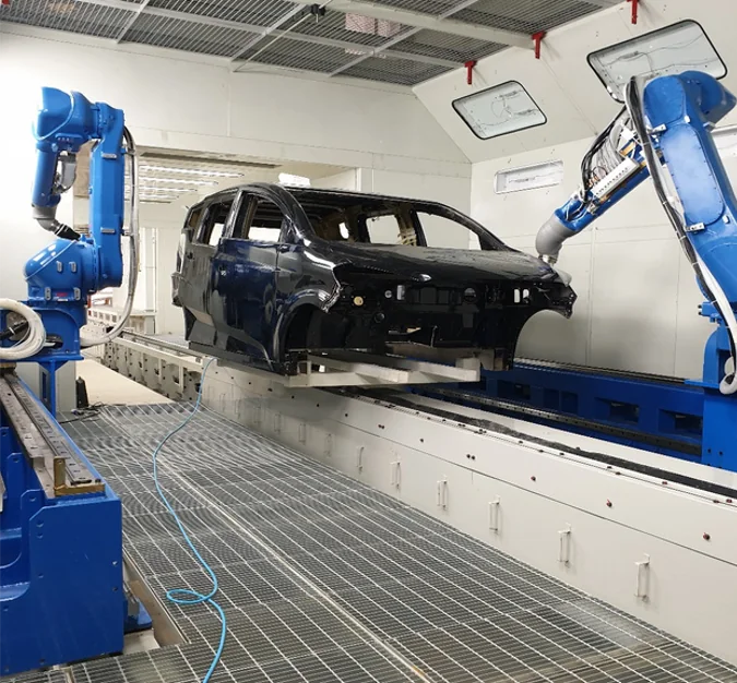 JRI robotic automotive finishing project